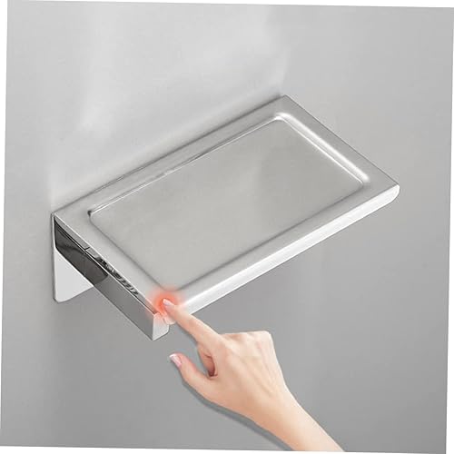 Miniatura 6 de Soporte para toallas de papel, soporte para toallas de papel higiénico, soporte para toallas de papel de acero inoxidable, soporte adhesivo para