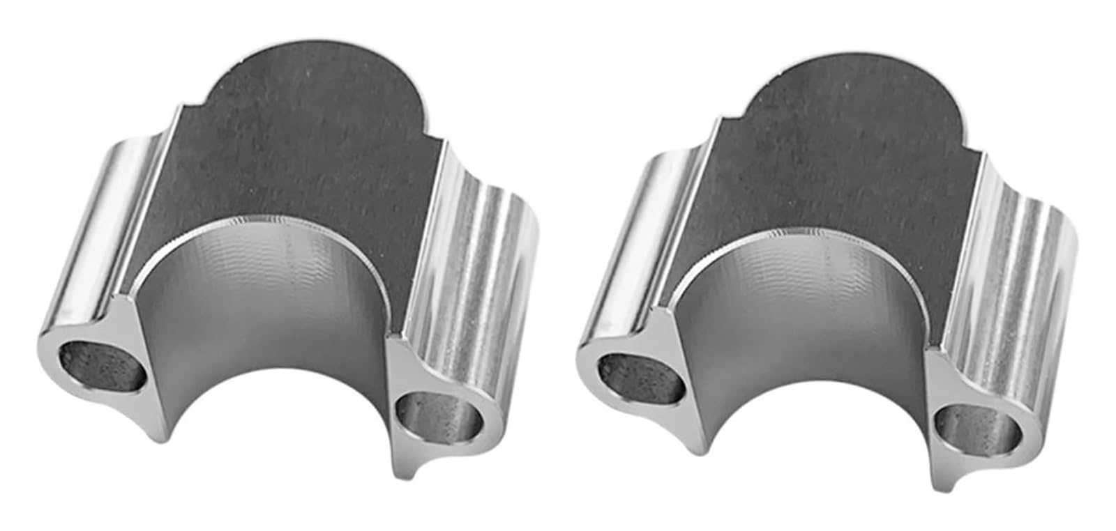para 7/8 1-1/8 Pulgadas Manillares De Motocicleta 22/28 Mm 1 Par Abrazaderas para Manillar Elevadores De Manillar Elevadores Aluminio CNC Universal Alzas Manillar Motocicleta(22mm)