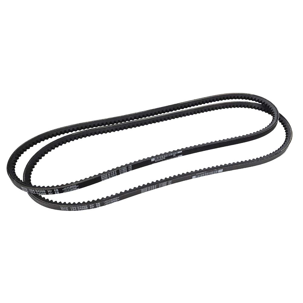 MTD Genuine Part 954-0430B - Juego de correa de remache para cortacésped de nieve, pieza OEM para Troy-Bilt Cub-Cadet Craftsman Bolens Remington Ryobi Yardman Yard-M