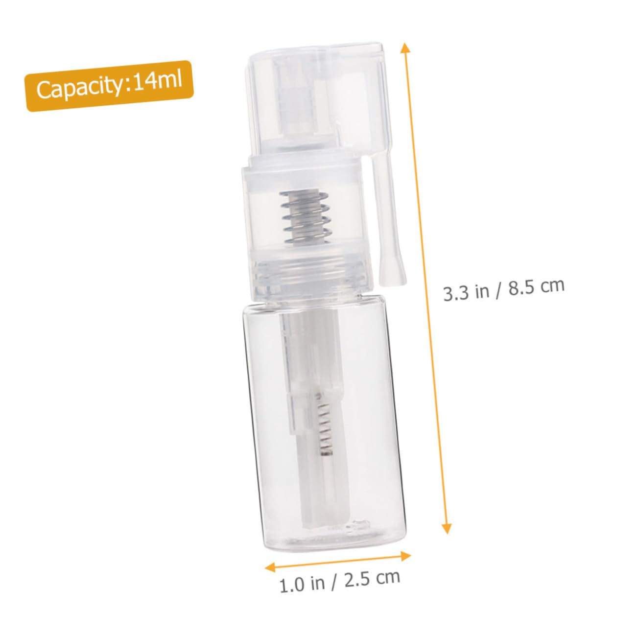 FRCOLOR 6 Pz flacone per polvere secca dosatore di liquidi spruzzatore bottiglie da viaggio bottiglie piccola bottiglia bottiglia di liquido per il trucco pp