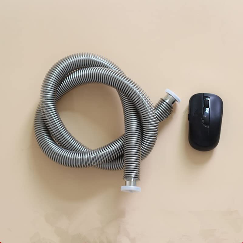 Manguera Flexible Zion KF-50, tubo de fuelle corrugado al vacío de acero inoxidable, 100-1000mm, 1 ud.(KF50-1000mm 1Pc)