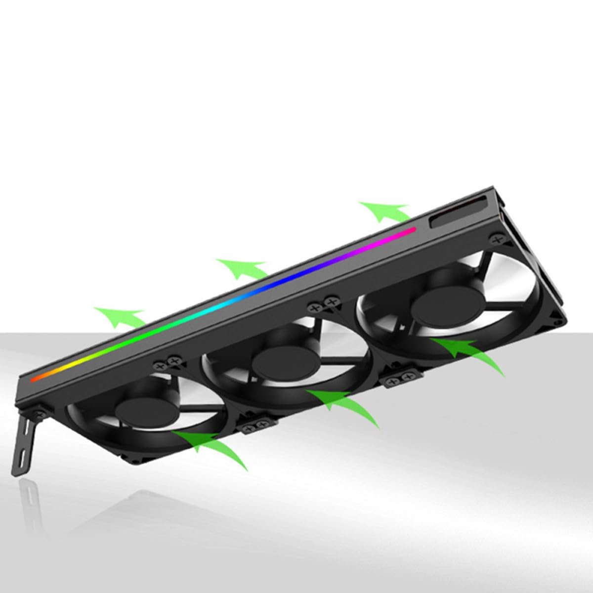 COHEALI Argb RGB Cooling Fan for Graphics Card Pin Silent GPU Fan Cooler with Direct Wind Blowing Heat Dissipation for Desktop Video Card