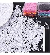 YAEISM 2000PCS Flatback Rhinestones 5mm AB Resin Flat Back Rhinestone Jelly White Nail Rhinestone...
