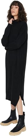 Trendyol Women Design Maxi Basic Regular Knitwear Dress