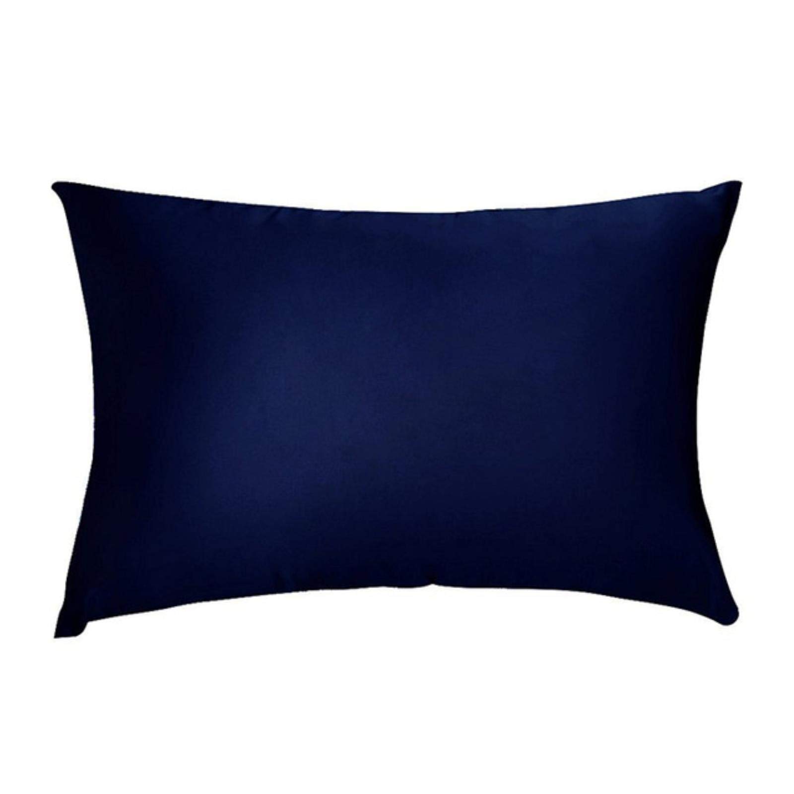 2 PCS Funda de Almohada de Seda de Mulberry con Cremallera Oculta Funda para Almohada para una Reina Reina estándar