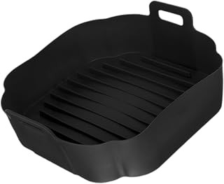 Cabilock Bandeja De Antiadherente Para Freidora De Aire Accesorio Creativo y Reutilizable Para Cocinar En Casa Color