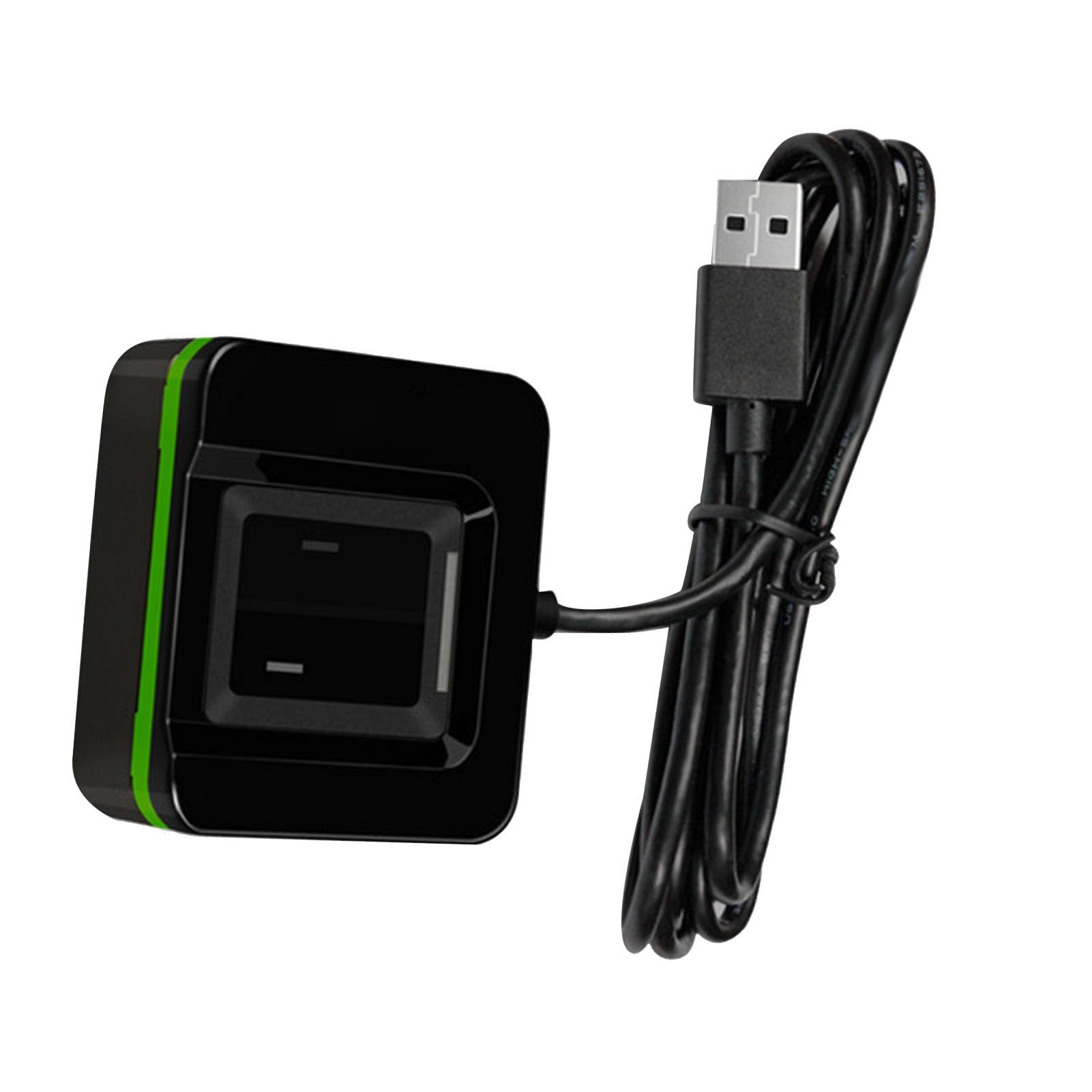 Generic Biometryczny Czytnik Linii Papilarnych USB Bezpieczny Skaner Linii Papilarnych do Komputera PC, Kabel 5,9FT do Użytku Biurowego/domowego (ZKLIVE20R)