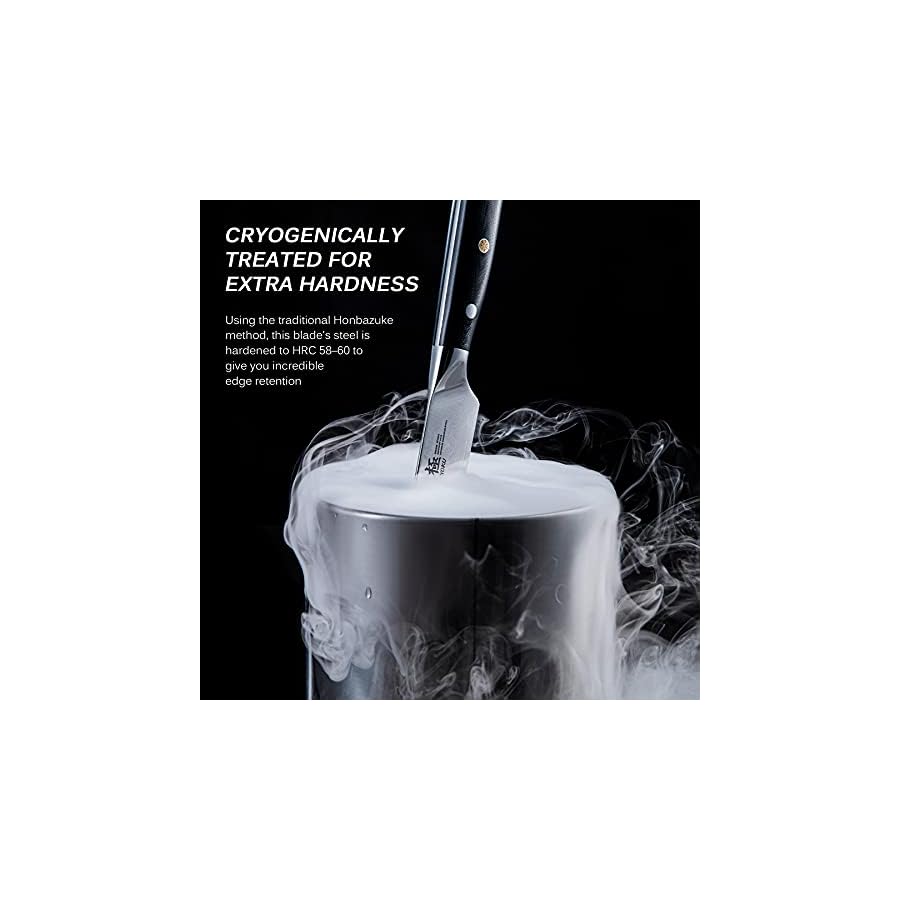 KYOKU-Damascus-Non-Serrated-Steak-Knives-Set-of-4-Shogun-Series-Japanese-VG10-Steel-with-Sheath-Case KYOKU Damascus Non-Serrated Steak Knives Set of 4 - Shogun Series - Japanese VG10 Steel - with Sheath & Case