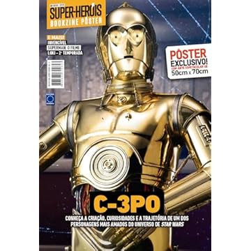 Capa do livro Superpôster Mundo dos Super-Heróis - C-3PO
