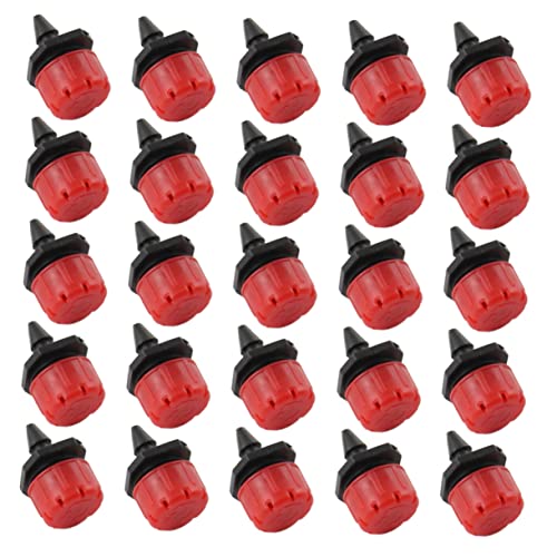 Toddmomy Irrigation Sprayer 100 Pcs Dripper Nozzles Lawn Irrigation System Fit 4mm/7mm Tubing