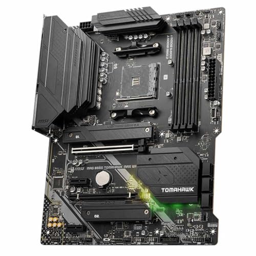 MAG B550 TOMAHAWK MAX WIFI Scheda Madre AMD ATX, AM4 - AMD Ryzen 5000 Ready - DDR4 Boost 5100+MHz/OC, PCIe 4.0 & 3.0 x16, M.2 Gen4 & Gen3, 2.5G LAN, Wi-Fi 6E, B Lluetooth 5. 2 - Scheda madre - Immagine 1