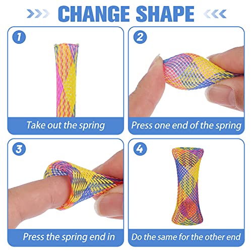 Cobee Jouet à ressort tube pour chat, 20 pièces, jouet interactif à ressort pour chat pour s'amuser en intérieur – Image 4