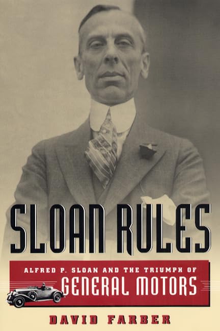 Alfred Sloan's memoir about his years with General Motors cover