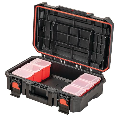 Image of CRAFTSMAN VERSASTACK XL System Tool Box, Water Resistant Tool Storage, with 6 Small Parts Containers, 21 Inch (CMST21415)