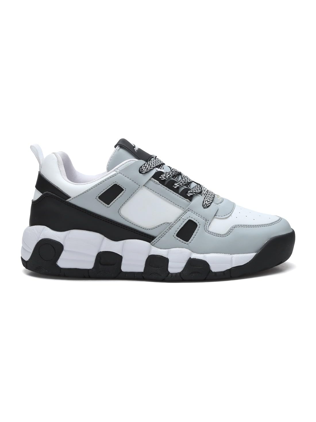 ADEBOY Mens Lightweight and Comfortable Lace-Up Basketball Shoes White/Grey (B0D98V4XSC) Amazon Price History, Amazon Price Tracker