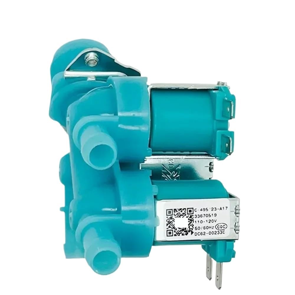Fkymx One Color Electric Water Inlet Solenoid Valve ，Compatible For Samsung， Washing Machine Dc62-00233C Drum Washer Part