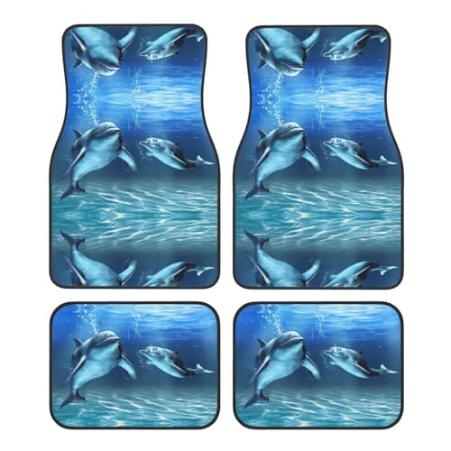 Tapis voiture dauphins mer pour protéger la moquette de votre berline ou break de la boue