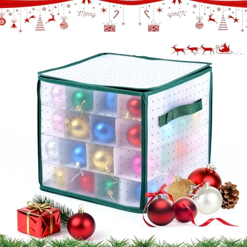Darryy Weihnachtskugeln Aufbewahrung Hanging Organizer, Aufbewahrungsbox...