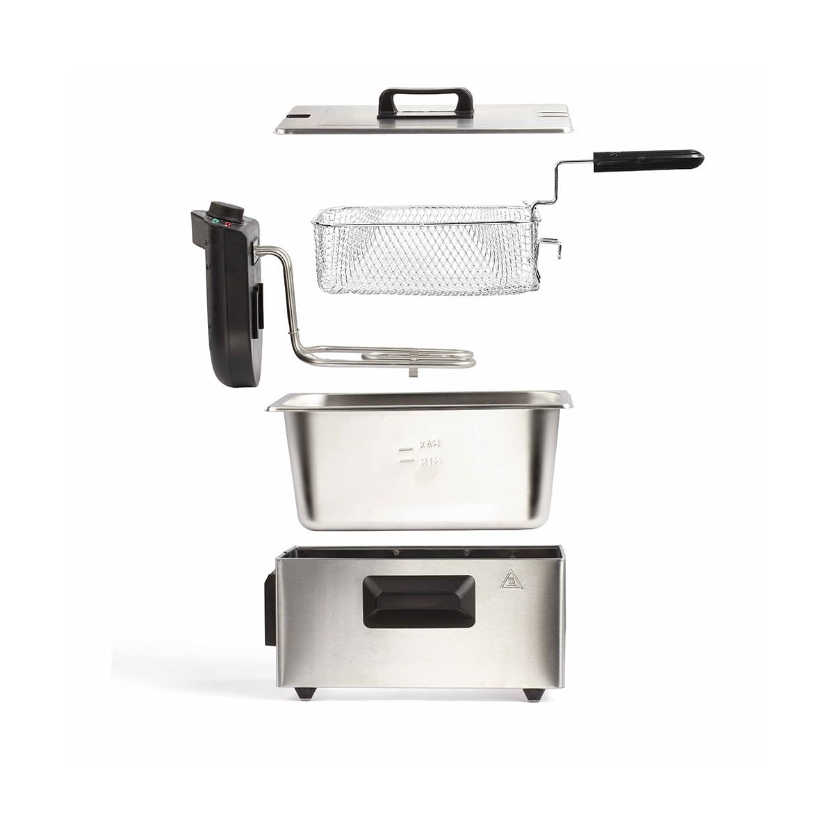 Friteuse 3l 2000w Inox - DOC216
