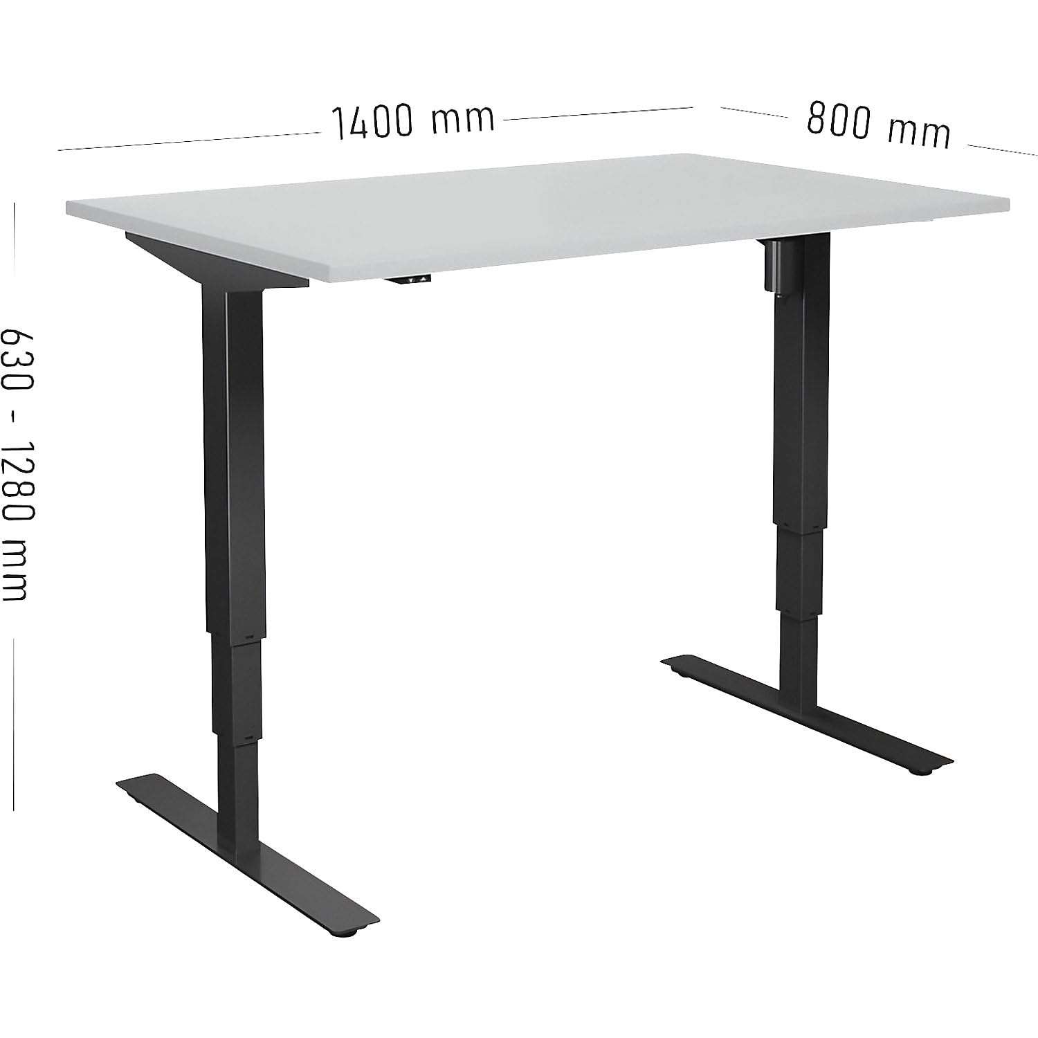 FRANKEL kaiserkraft | Bureau Assis-Debout électrique Atlanta
