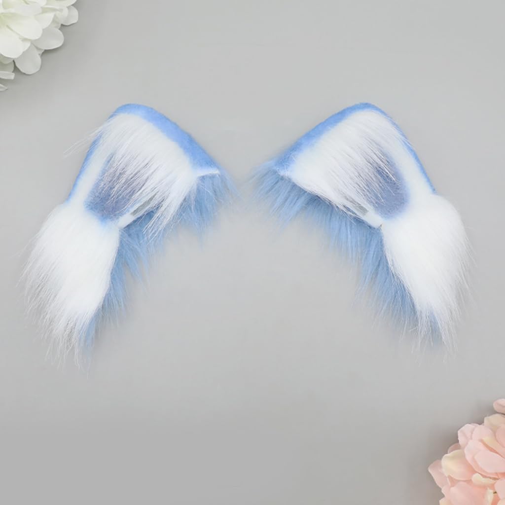 Cerchietto con orecchie staccabili, accessorio per capelli in peluche, accessorio per feste e appassionati di costumi di Halloween e cosplay