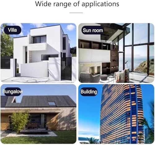 Villa Cowl Chimney Cap - Aluminum Alloy Square Tapered Top Vent, Windproof & Rainproof Cover for Outdoor Fireplace & Chimney, Durable & Stylish Roof Protection