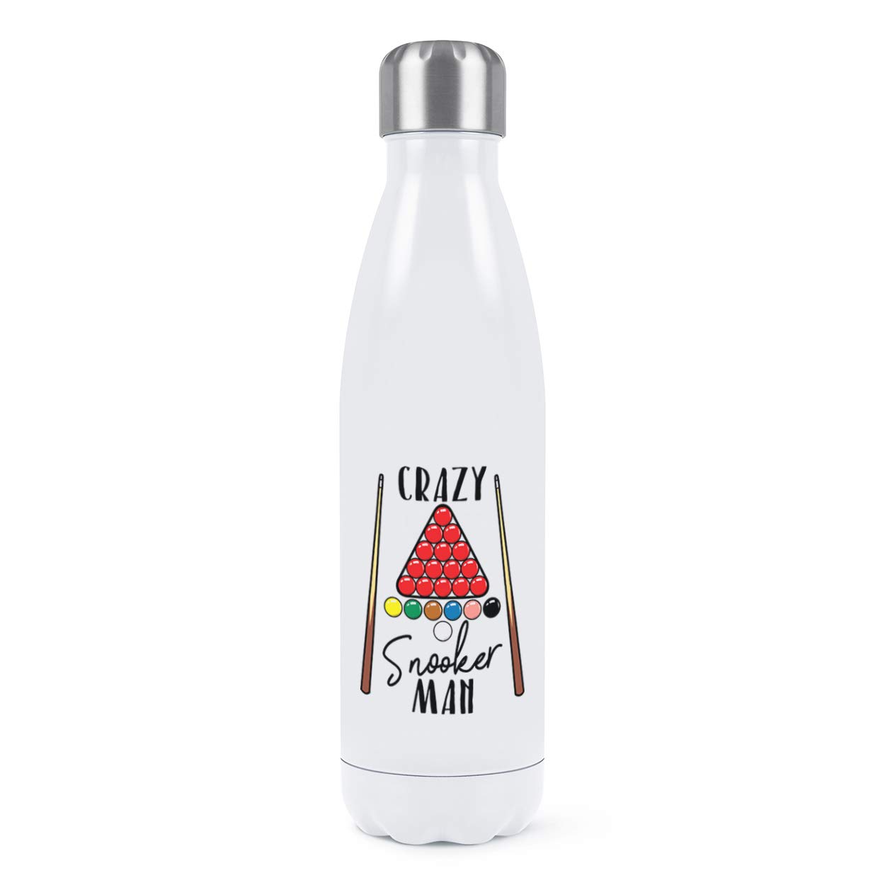 Bouteille Isolé Acier Inoxydable 500ml Blanc : la gourde thermique idéale pour boissons sports