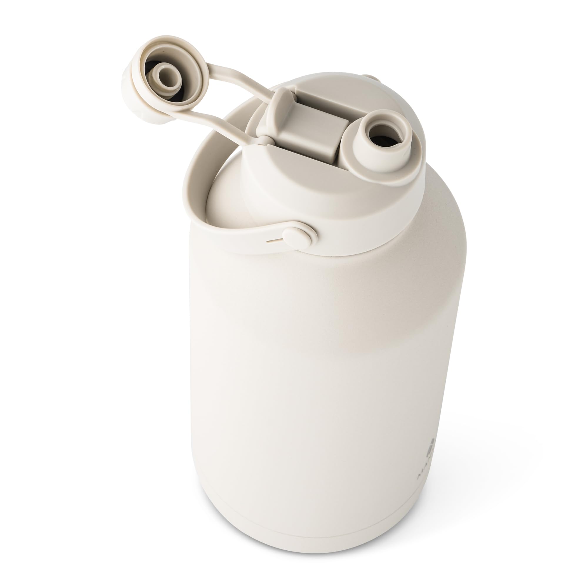 Manna Stack Stainless Steel Insulated Growler - 64oz With 4 Stackable Cups