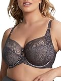 Sculptresse by Panache Women's Estel Full Cup Lace Bra, Kitten Grey, 42G