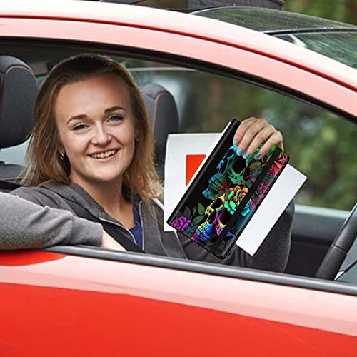 Portadocumentos para auto de cuero miniatura 7