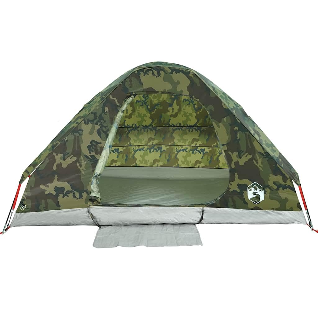 Namiot kempingowy kopułowy dla osób, szary i pomarańczowy, wodoszczelny, z przyłączem E, poliester 185T, 214 x 150 x, lekki namiot outdoorowy do trekkingu, festiwalu, biwaku, kompaktowego i