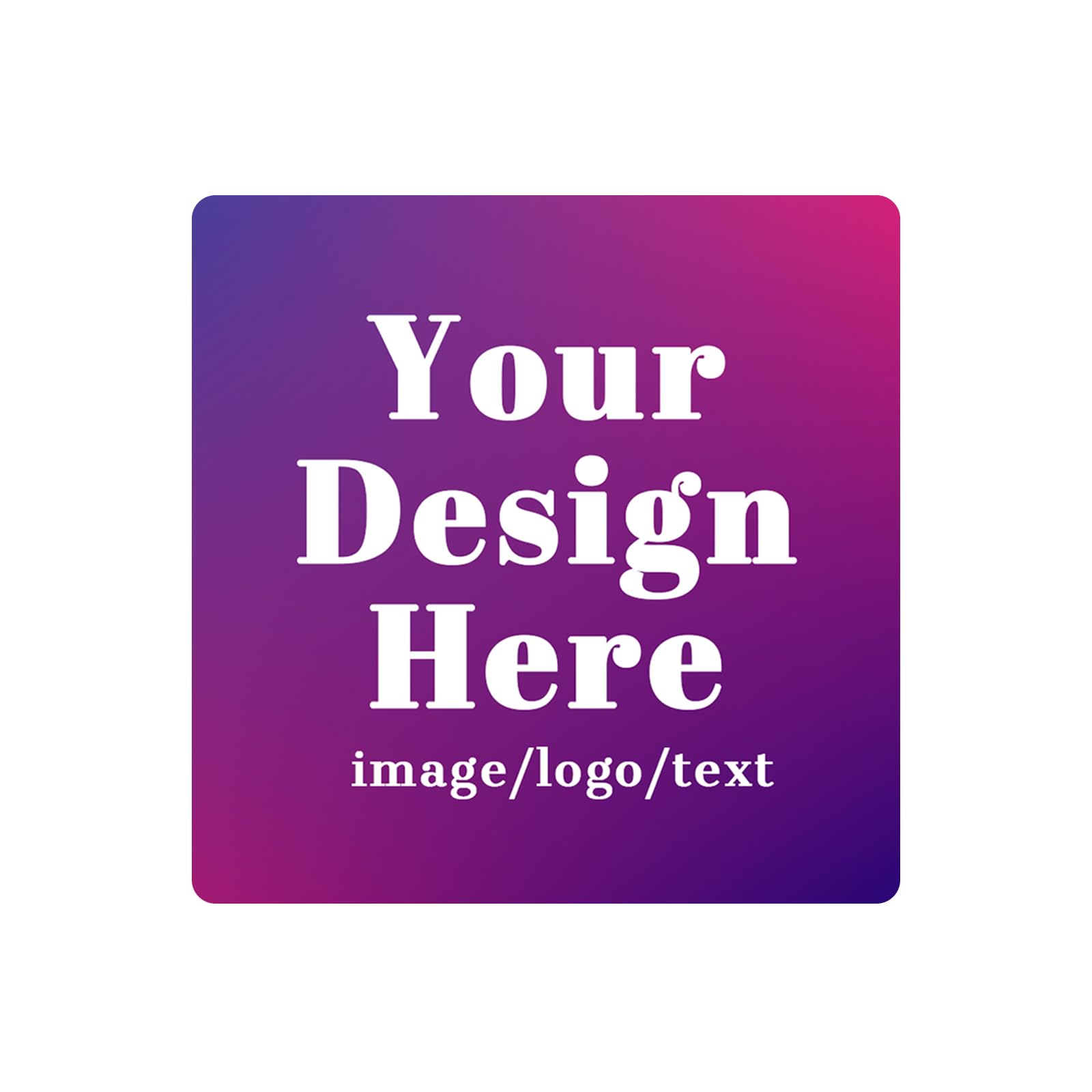 50-500 Pack Custom Stickers Personalized Labels, Customized Stickers with Any Image Logo and Text for Business Logo Thank You Labels,1",2",3", 4", 5",