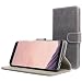 Produktbild Galaxy S8 Plus Hülle, Snugg Samsung Galaxy S8 Plus Handyhülle mit Kartenfach und Standfunktion - Felsgrau, Legacy Range