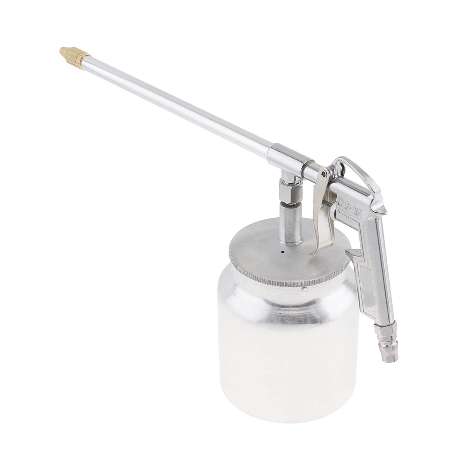 Łącznik do smarownicy Złącze pistoletu smarowego Pneumatyczny pistolet natryskowy typu Silver Pot z kalibrem dyszy 6 mm i aluminiowym garnkiem