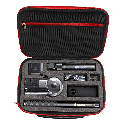 RC GearPro Hardshell Carry case for Insta360 ONE X, Portable Outdoor Travel Storage Shoulder Bag for Insta360 ONE X
