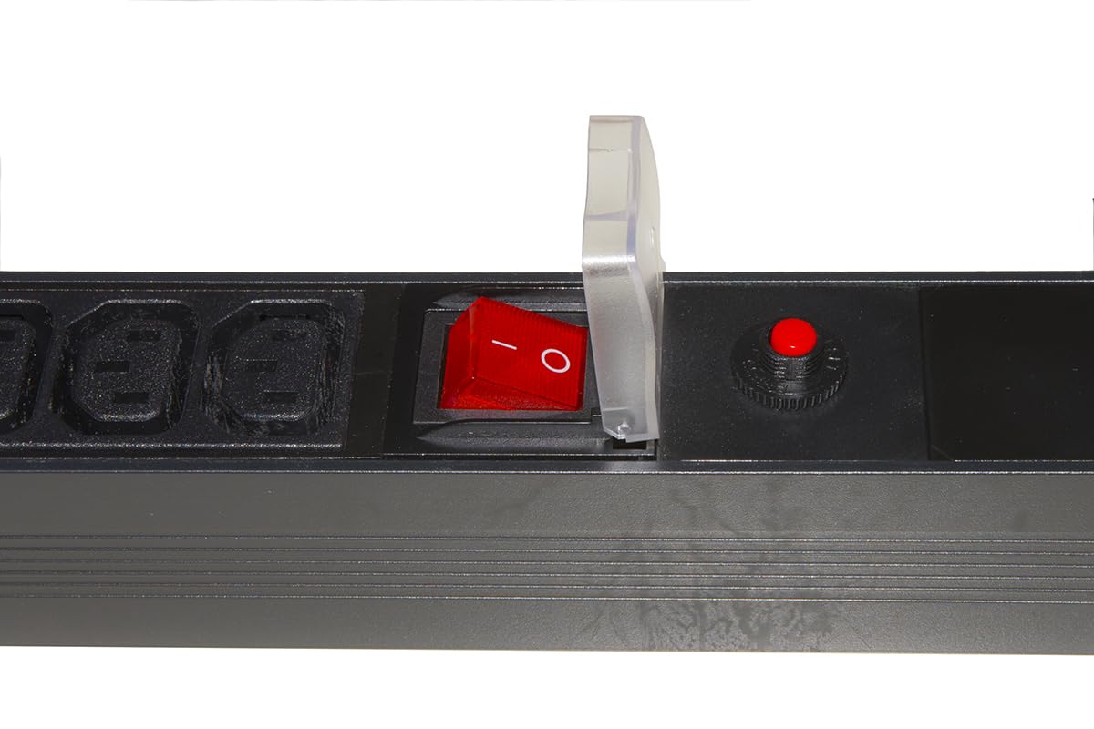 Link lk10052 Steckdosenleiste 9 Fach weiblich IEC C13 Für Schrank Rack 19 "