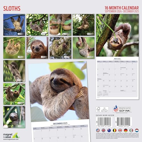 Sloths 2025 Calendar - Image 2