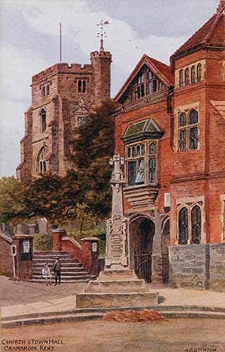 Toile Église de Cranbrook Alfred Robert Quinton pour décoration murale salon