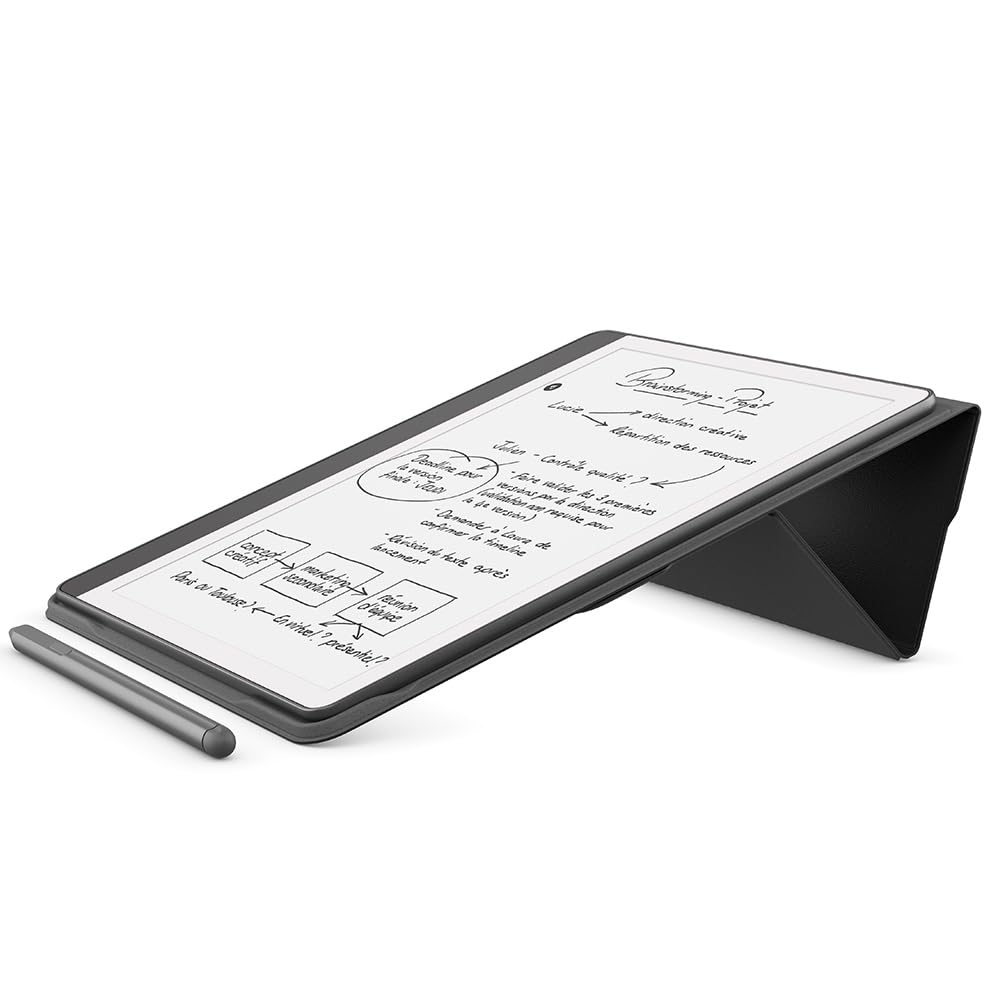Nouvel étui à rabat avec système d'attache aimanté pour Amazon Kindle Scribe | Étui de protection élégant | Cuir premium