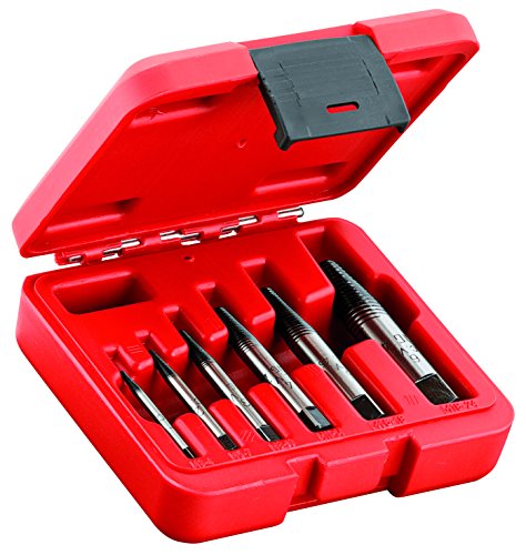 Esecuzione satinata e brunita USAG 458 S6 - Serie di 6 estrattori conici (458/1÷6) 458012