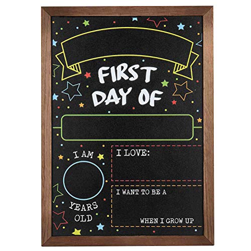 First Day Last Day of School Chalkboard Double Sided...