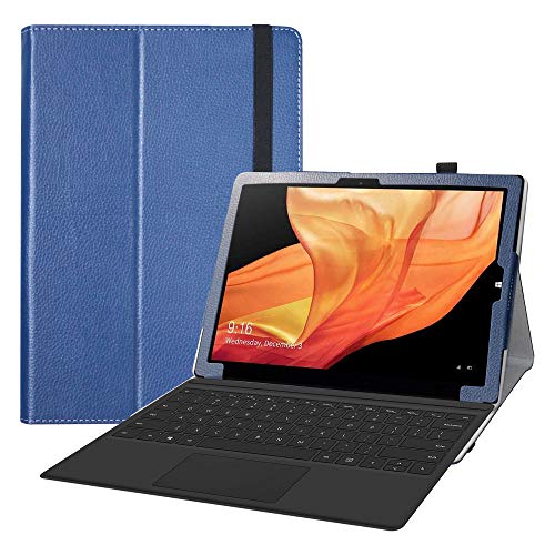 LFDZ Compatible con CHUWI UBook X Funda,Soporte Cuero con Slim PU Funda Caso Case para 12' CHUWI...