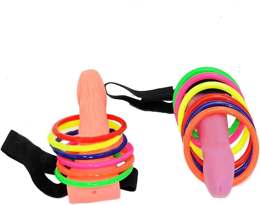 Gioco Lancio degli Anelli con 2 Piselli a Strappo, Addio al nubilato gadget pisello, Giochi addio al nubilato sposa e celibato