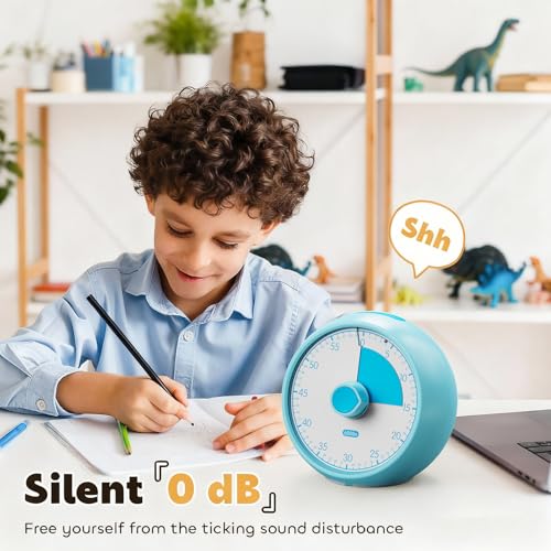 Visueller Timer für Kinder – 60-Minuten Countdown Kurzzeitwecker visuell – Zeitmanagement-Tool zur Förderung bei ADHS & Autismus… – Ansicht 3
