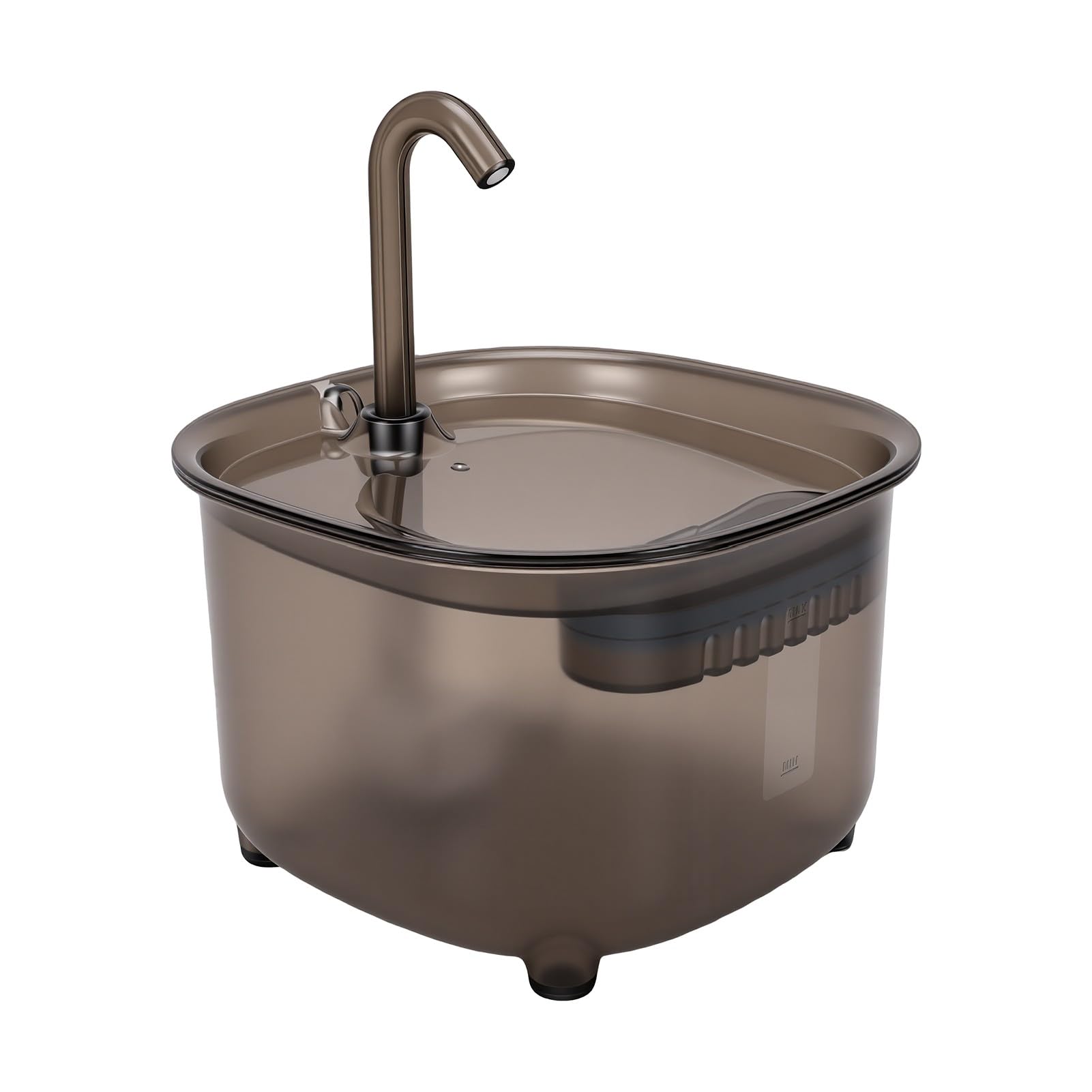 Fontanella per Animali con Pannello Solare 10W, Abbeveratoio Automatico per Gatti con Sensore Intelligente, capacità 2L per Interni Ed Esterni Cani Gatti