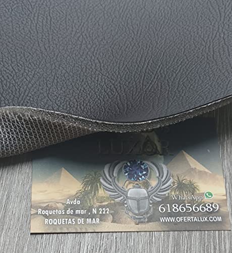 1 METRO LINEAL/Polipiel Acolchado con espuma de 4mm/ Especial para tapizar coches/Color Negro (Lara/Color NEGRO, 1 Metro Lineal (100cm x 140cm)) Cover