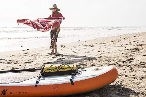 Image of Advanced Elements QuickDraw Deck Bag - AE3501 Kayak Storage Drybag - Universal fit Kayak Storage - 7 Liters - Yellow