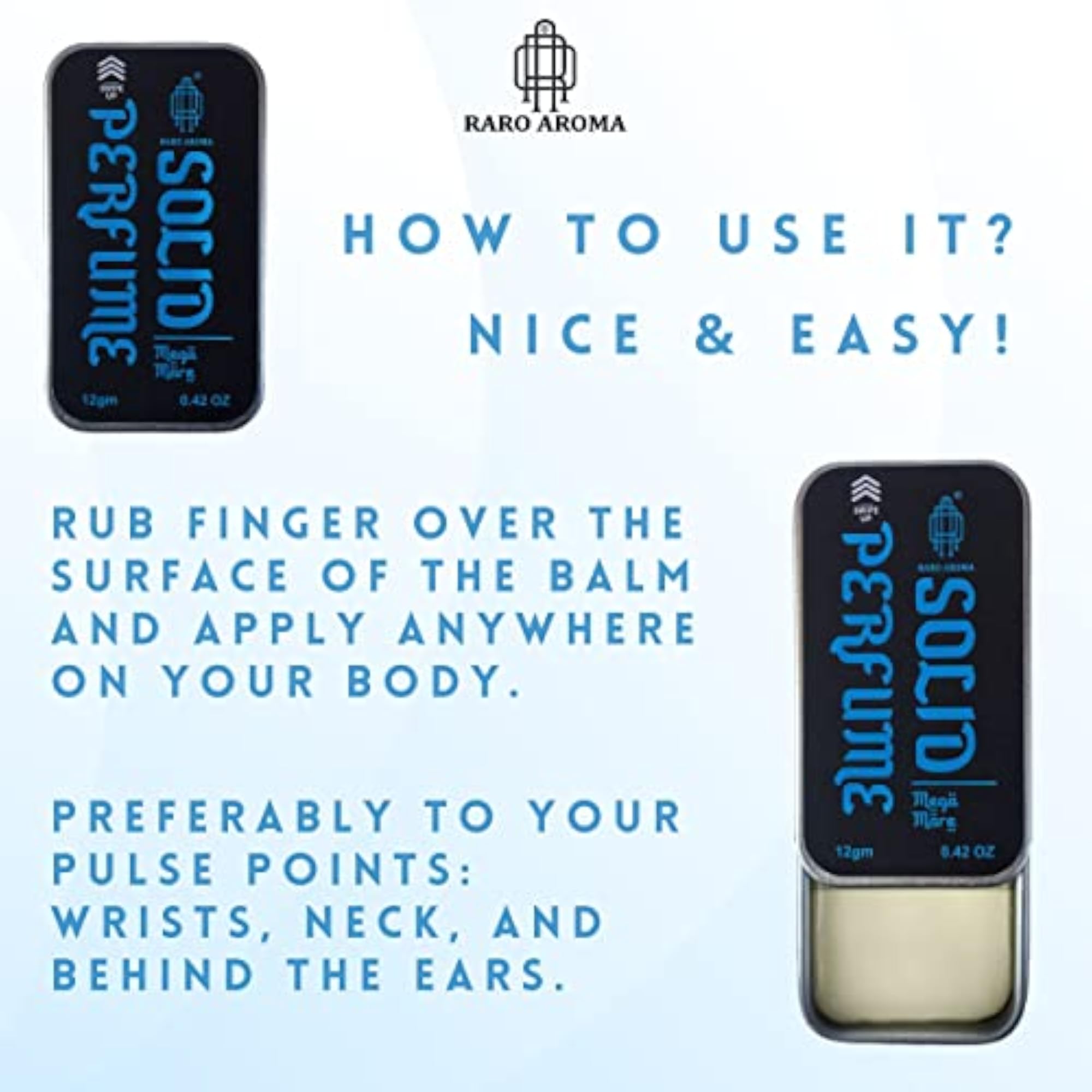 Solid Perfume Megamare Luxury Fragrance, 12g
