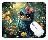 Tappetino Mouse Gaming Gufo Tappetino per Mouse Piccolo 250 x 210 mm, Q-829
