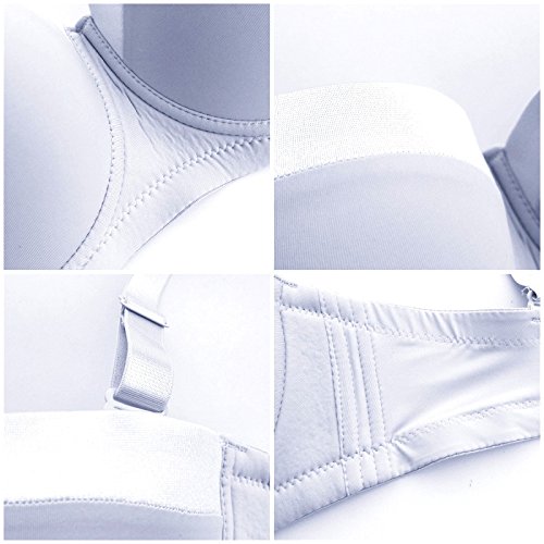 Image of Women's Strapless Bra B /C /D /DD /DDD /G 1 /2 Cup Seamless Plus Size Balconette Bra H059
